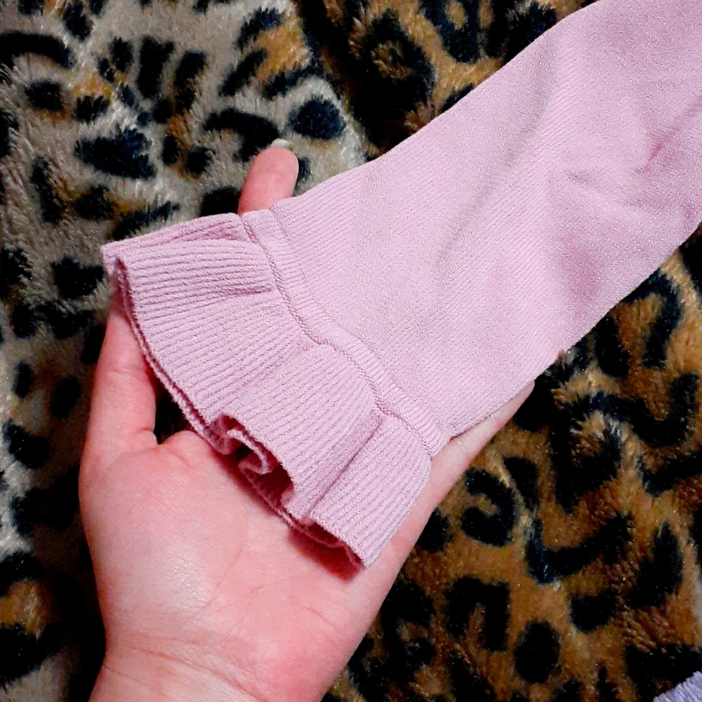 Pink Max Studio Ruffled Blouse Size M - Picture 3 of 8